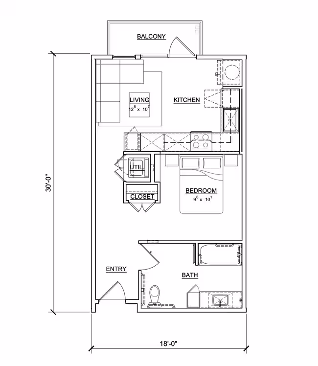 Rose LW 135 floor plan